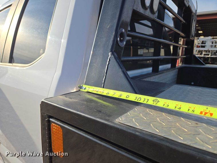 image for item EU3736 2019 Ford F550 SuperCab flatbed truck