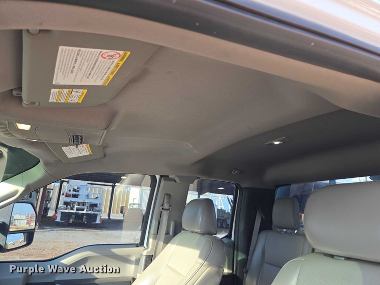 image for item EU3736 2019 Ford F550 SuperCab flatbed truck