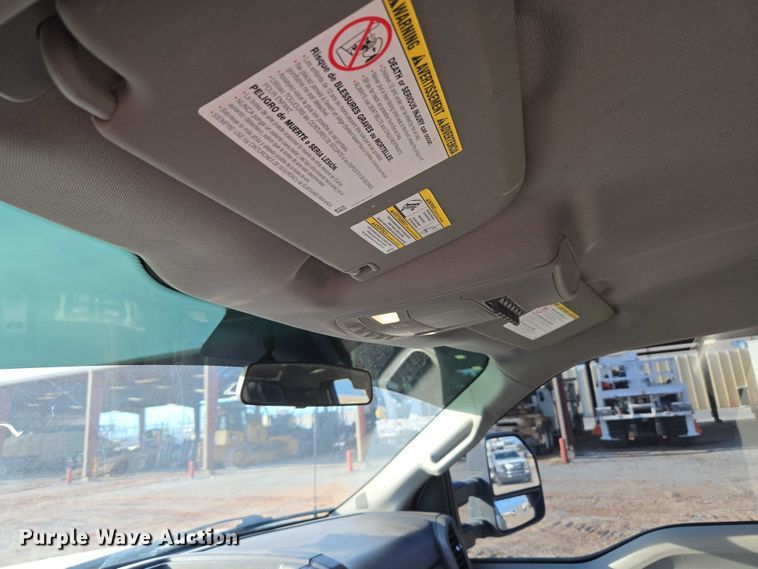 image for item EU3736 2019 Ford F550 SuperCab flatbed truck