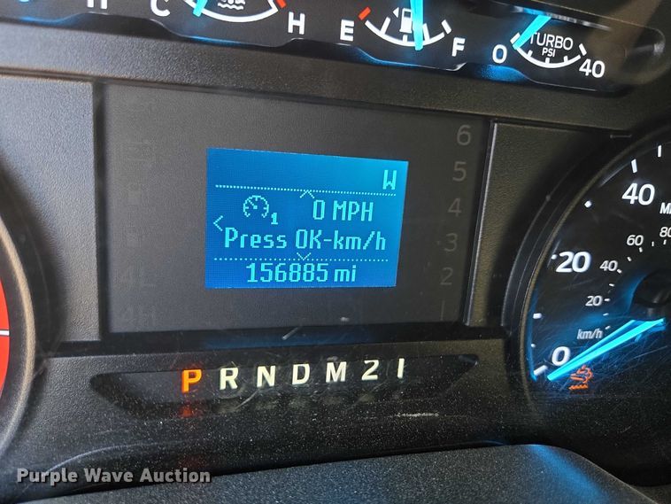 image for item EU3736 2019 Ford F550 SuperCab flatbed truck