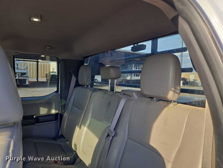 image for item EU3736 2019 Ford F550 SuperCab flatbed truck