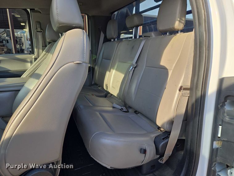 image for item EU3736 2019 Ford F550 SuperCab flatbed truck