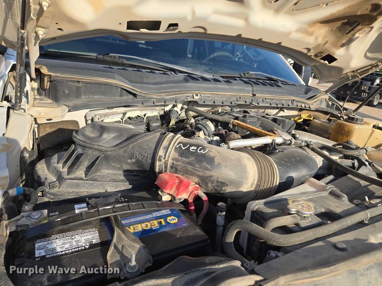 image for item EU3736 2019 Ford F550 SuperCab flatbed truck