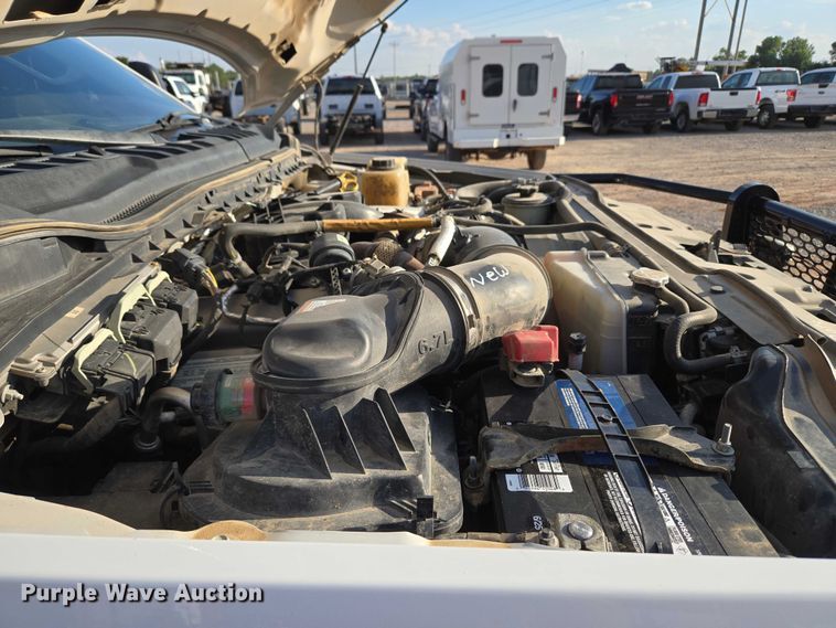 image for item EU3736 2019 Ford F550 SuperCab flatbed truck