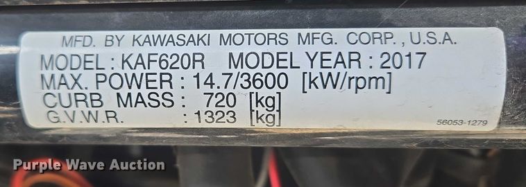 image for item EU3742 2006 Kawasaki 4010 utility vehicle