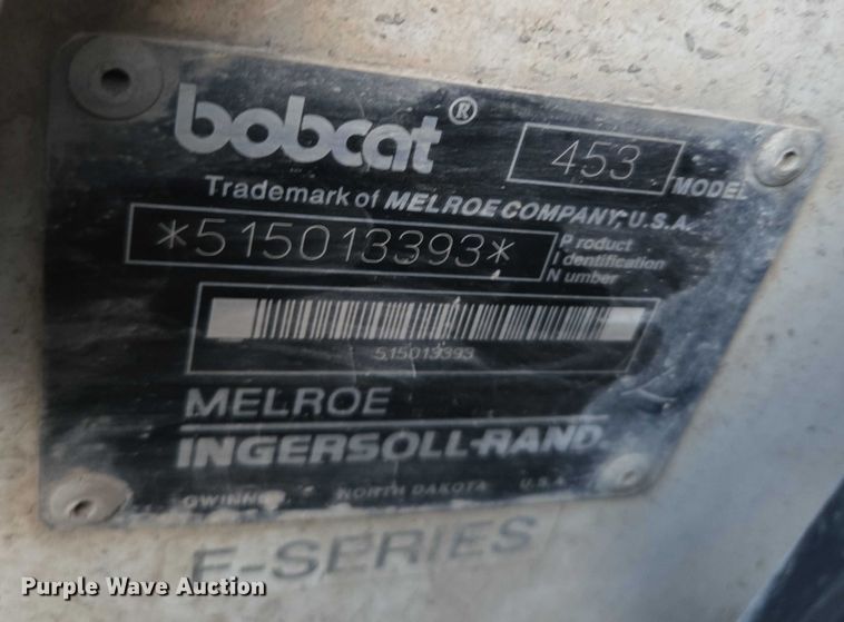 image for item EU3747 2000 Bobcat 453 skid steer loader