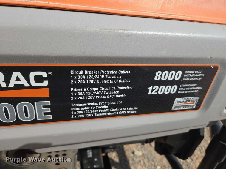 image for item EU3748 (5) generators 