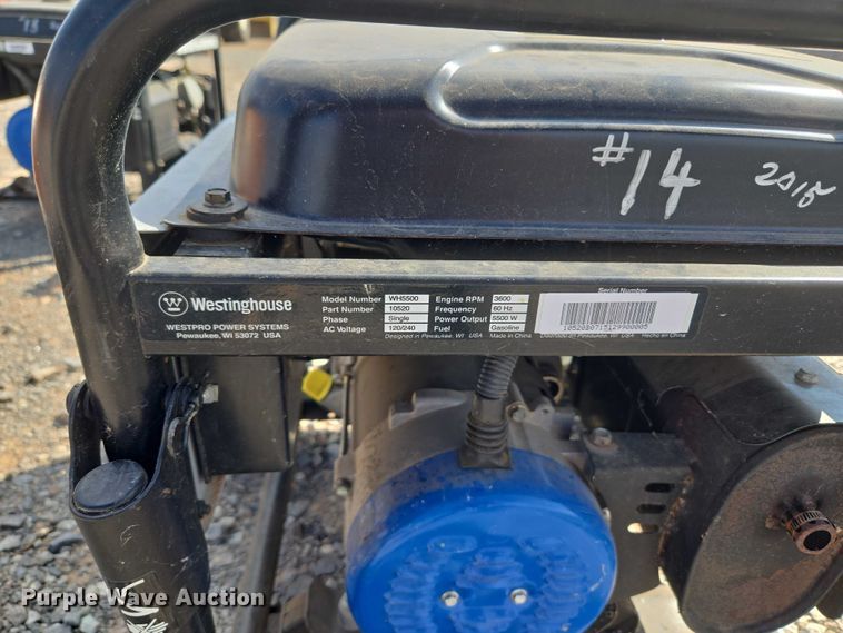 image for item EU3748 (5) generators 