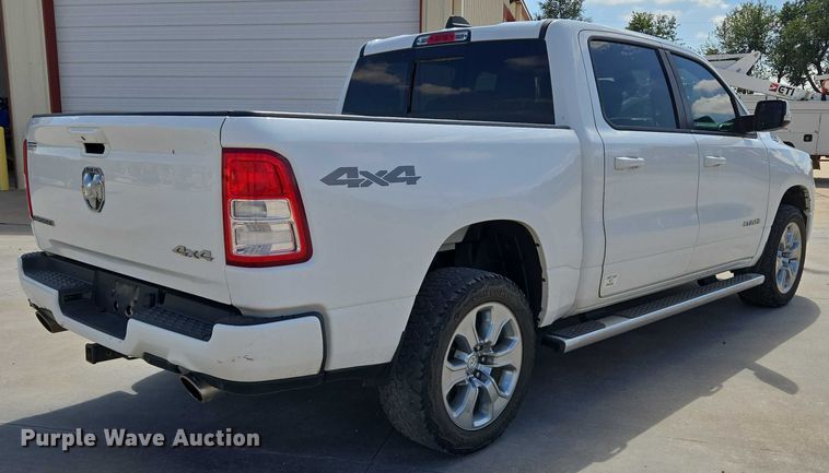 image for item EU3764 2019 RAM 1500 Crew Cab pickup truck