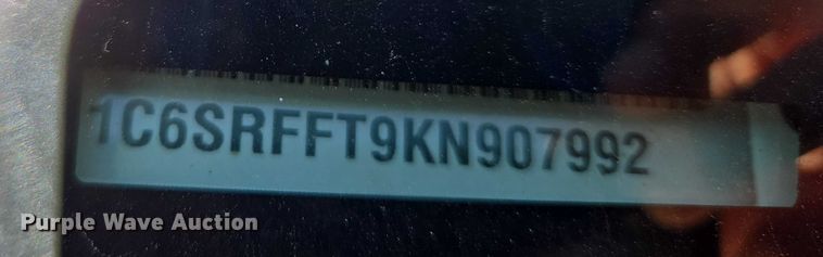 image for item EU3764 2019 RAM 1500 Crew Cab pickup truck