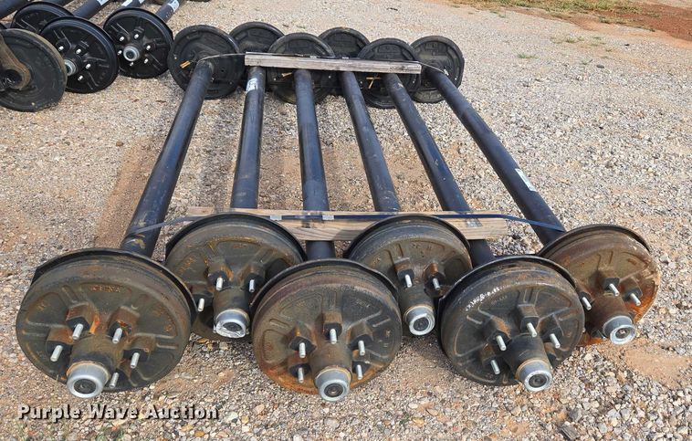 image for item EU3773 (6) trailer axles
