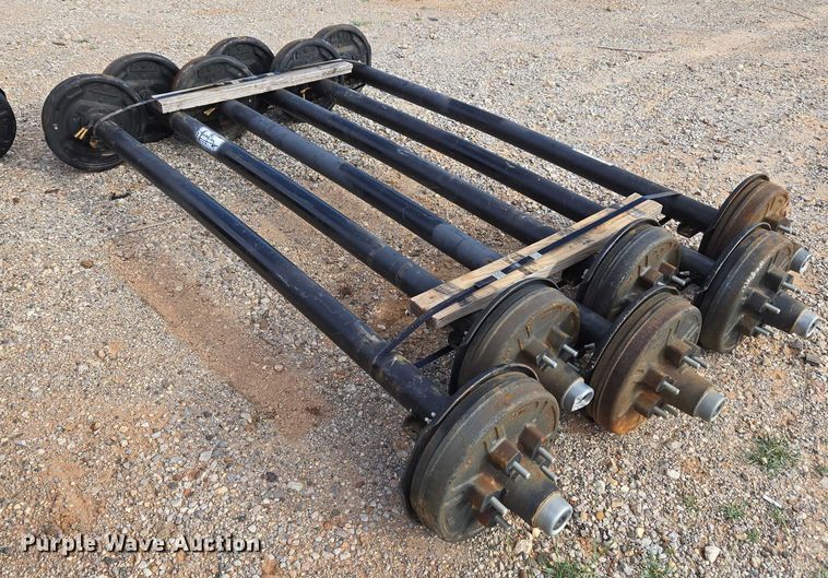image for item EU3773 (6) trailer axles