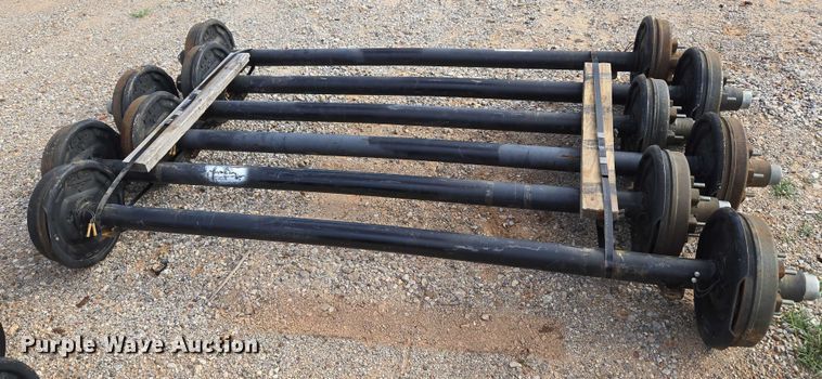 image for item EU3773 (6) trailer axles