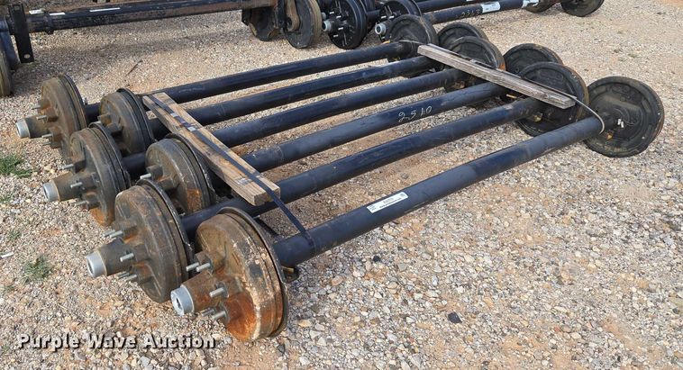 image for item EU3773 (6) trailer axles