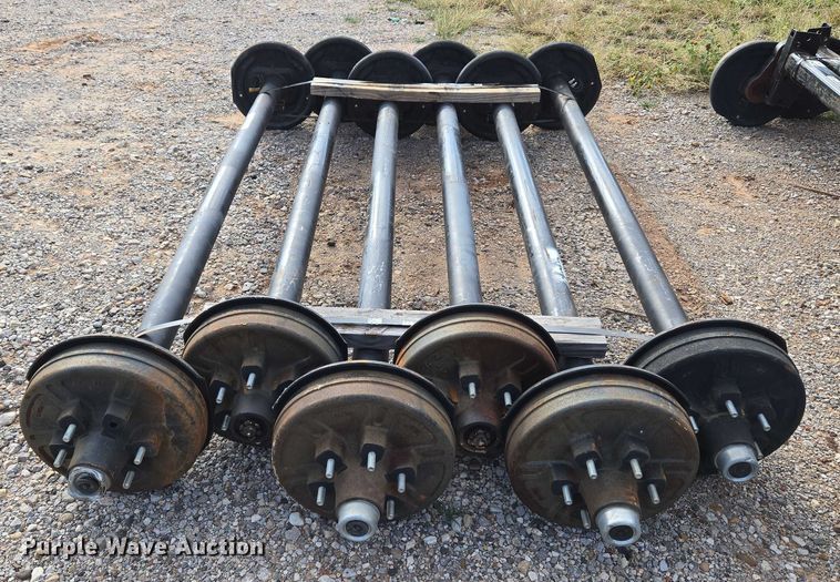 image for item EU3773 (6) trailer axles