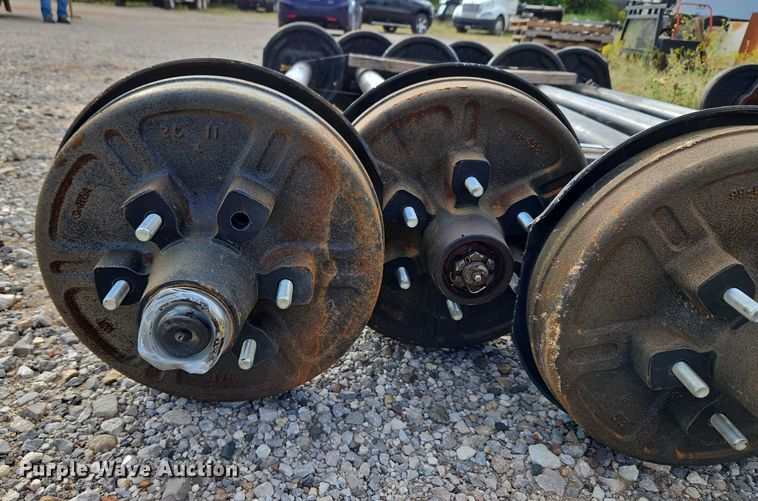 image for item EU3773 (6) trailer axles