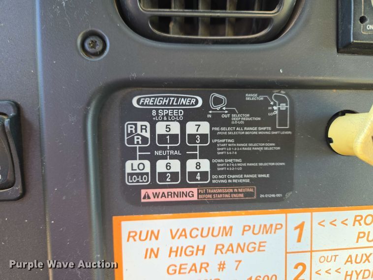 image for item EU3774 2007 Freightliner M2 vacuum truck