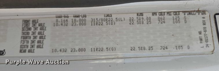 image for item EU3774 2007 Freightliner M2 vacuum truck