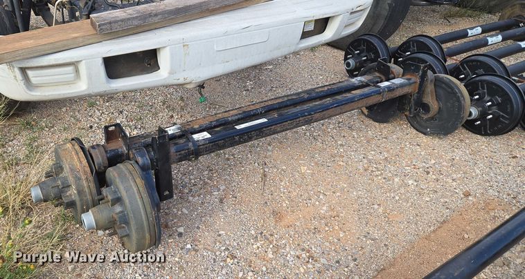 image for item EU3775 (2) trailer axles