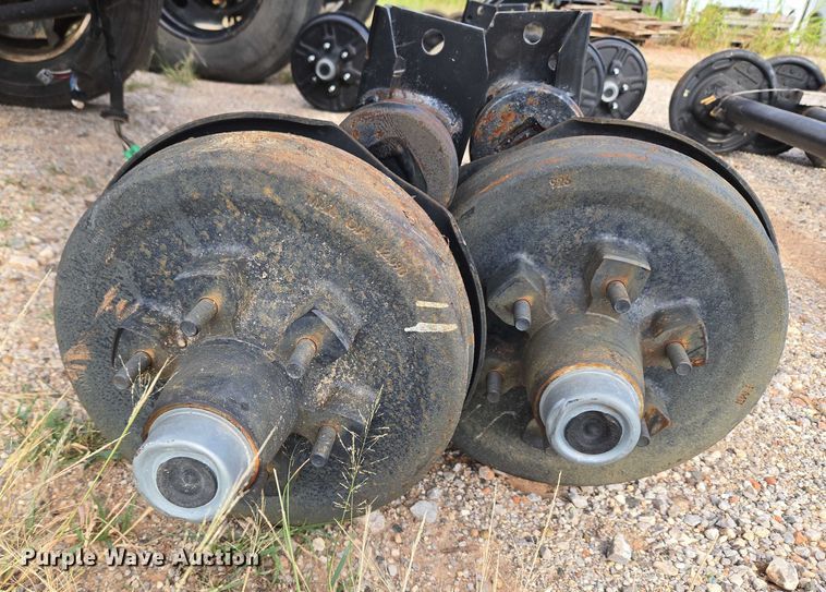 image for item EU3775 (2) trailer axles