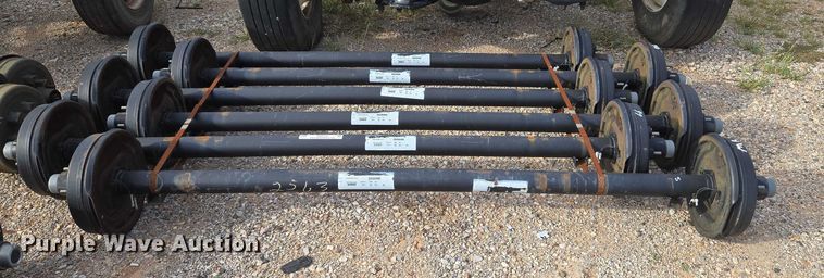 image for item EU3776 (6) trailer axles