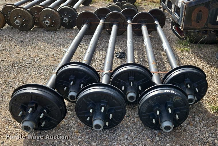 image for item EU3776 (6) trailer axles