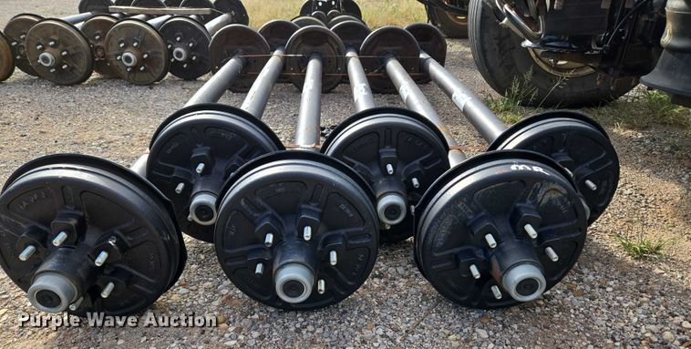 image for item EU3776 (6) trailer axles