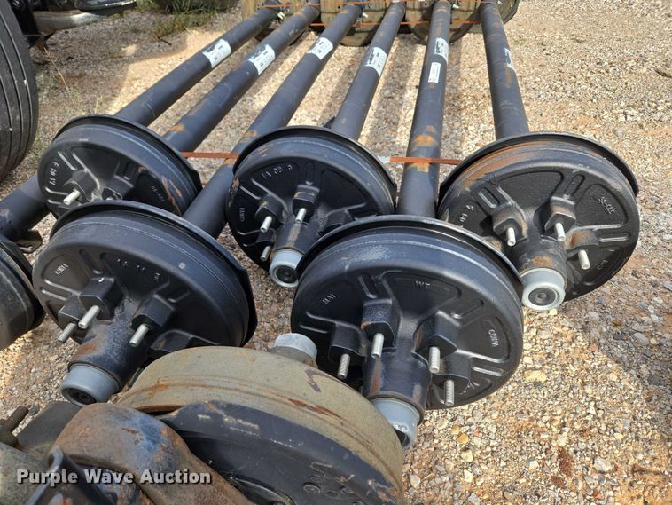 image for item EU3776 (6) trailer axles