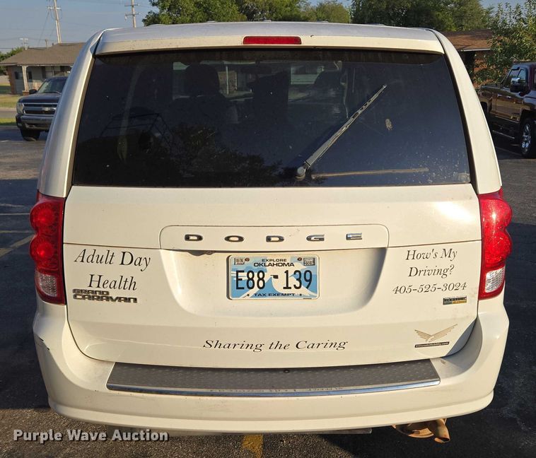 image for item EU3832 2017 Dodge Grand Caravan handicap accessible van