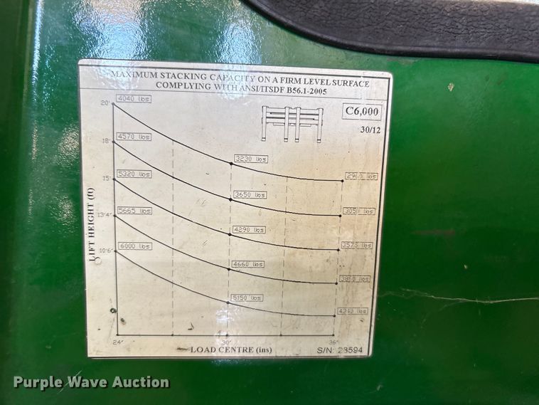 image for item EU4669 Combilift C6000 forklift