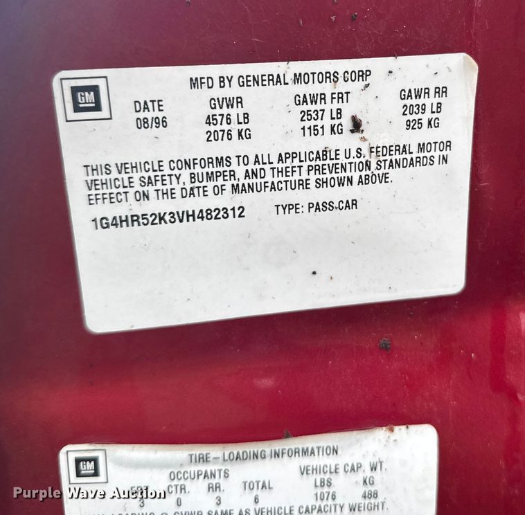 image for item EU6003 1997 Buick LeSabre 