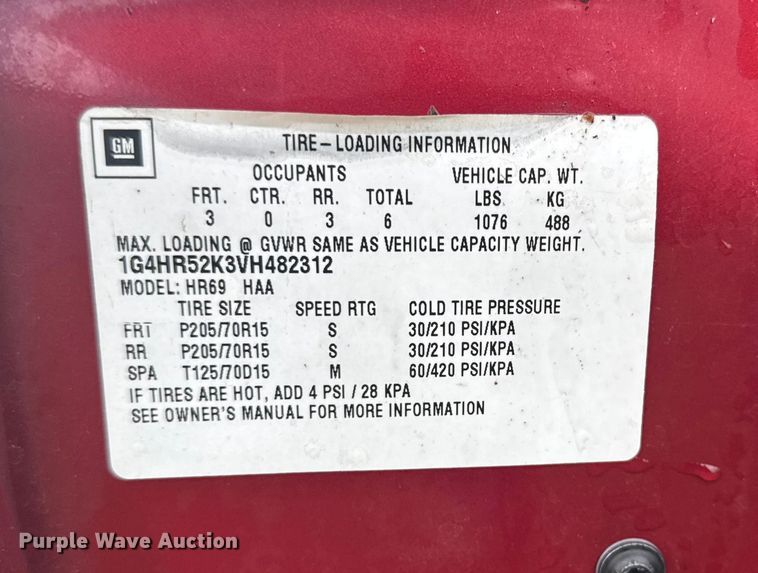 image for item EU6003 1997 Buick LeSabre 