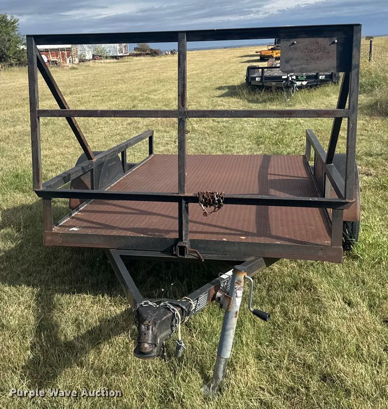 image for item EU6017 2000 Neal tilt deck utility trailer