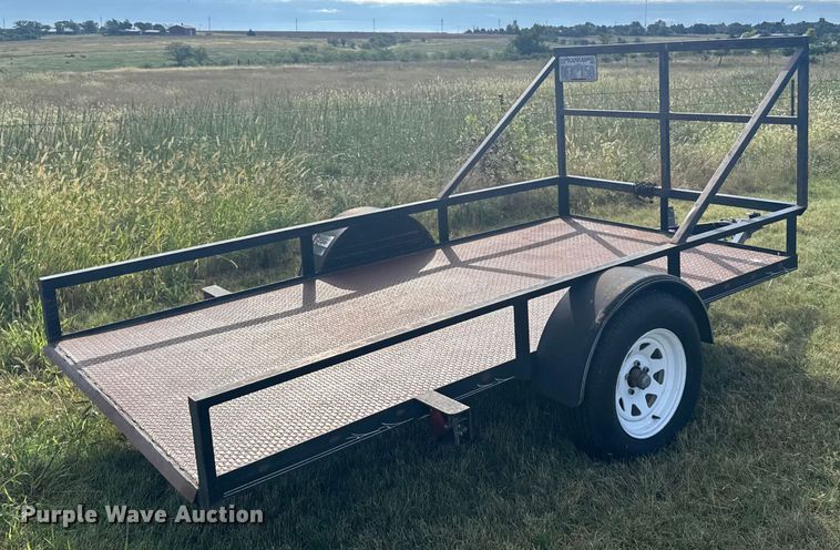 image for item EU6017 2000 Neal tilt deck utility trailer