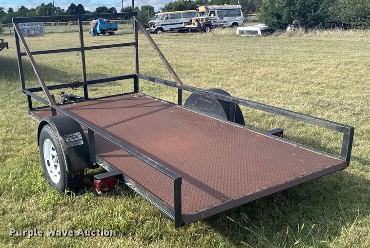 image for item EU6017 2000 Neal tilt deck utility trailer