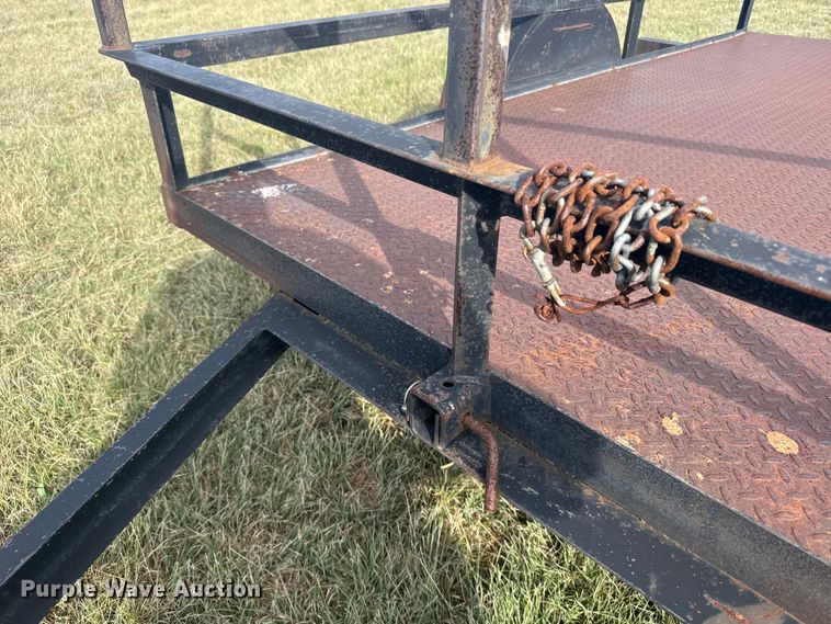 image for item EU6017 2000 Neal tilt deck utility trailer