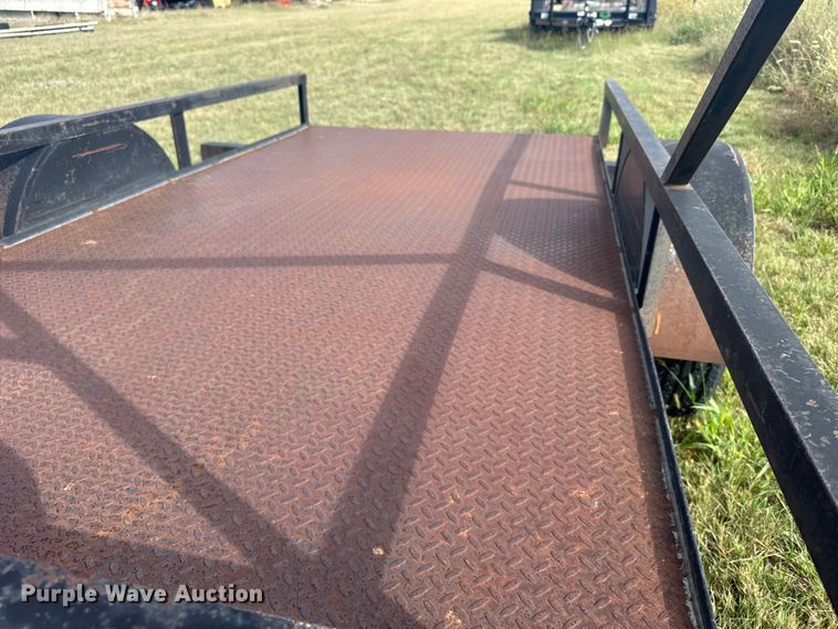 image for item EU6017 2000 Neal tilt deck utility trailer