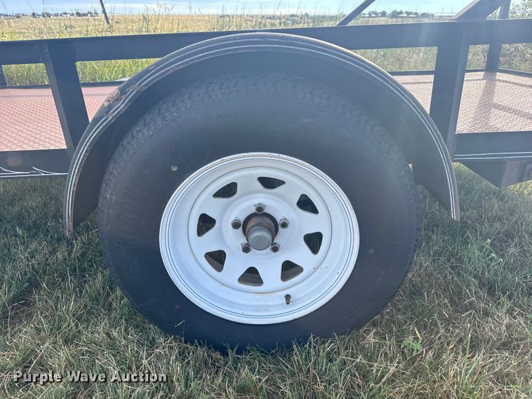 image for item EU6017 2000 Neal tilt deck utility trailer