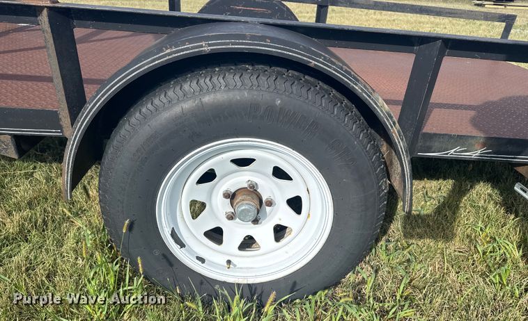 image for item EU6017 2000 Neal tilt deck utility trailer