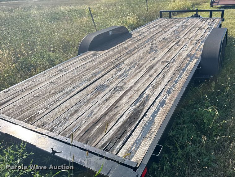 image for item EU6018 2017 H&H MX Speedloader tilt deck equipment trailer