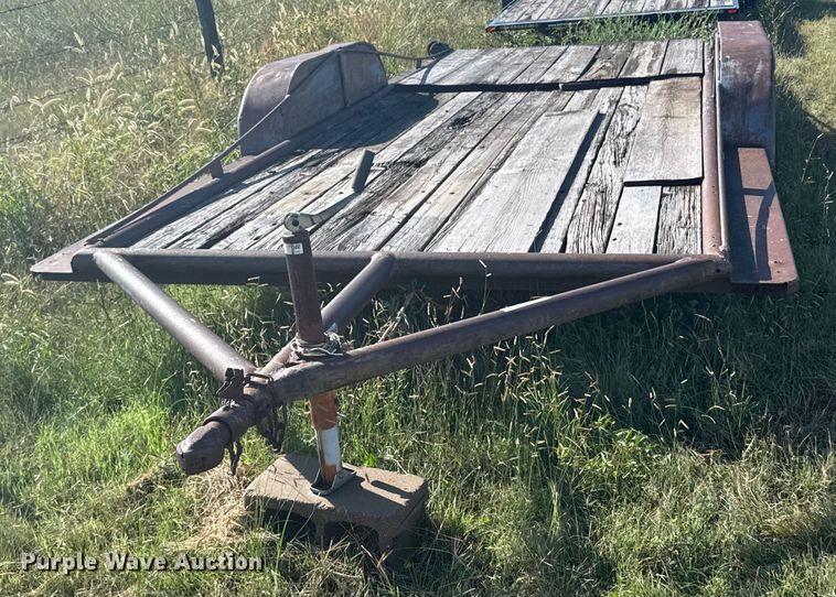 image for item EU6019 1992 Shop built flatbed trailer