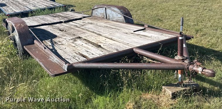 image for item EU6019 1992 Shop built flatbed trailer