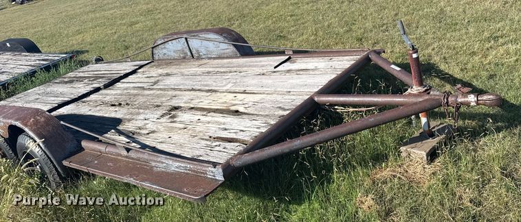 image for item EU6019 1992 Shop built flatbed trailer