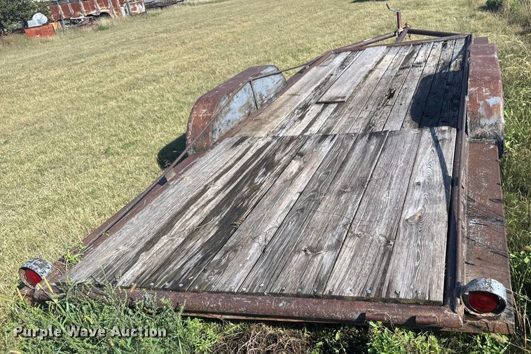 image for item EU6019 1992 Shop built flatbed trailer