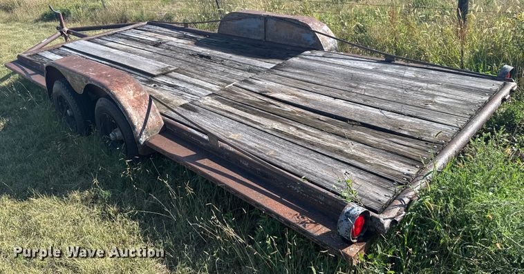 image for item EU6019 1992 Shop built flatbed trailer