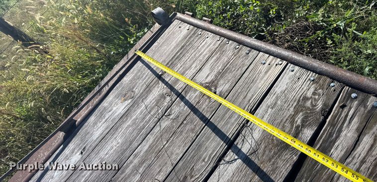 image for item EU6019 1992 Shop built flatbed trailer