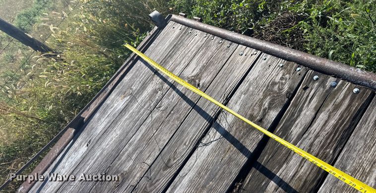 image for item EU6019 1992 Shop built flatbed trailer