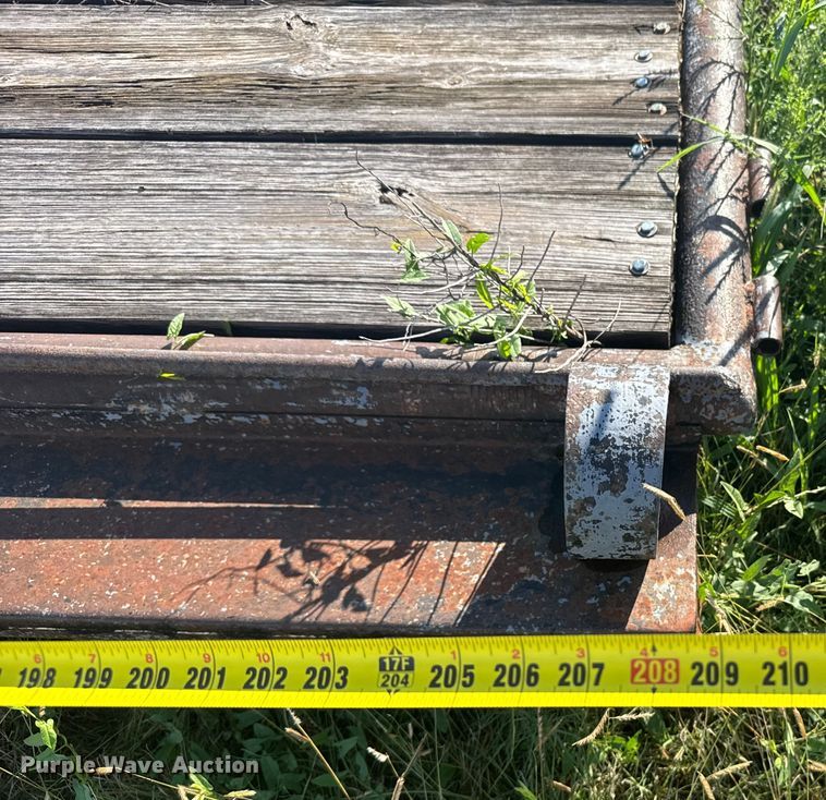 image for item EU6019 1992 Shop built flatbed trailer