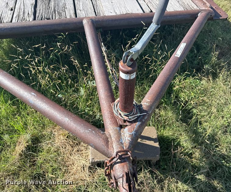 image for item EU6019 1992 Shop built flatbed trailer