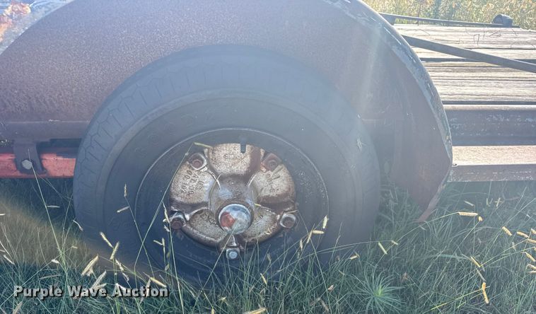 image for item EU6019 1992 Shop built flatbed trailer